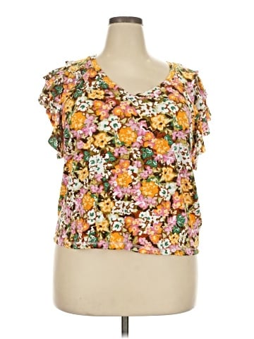 Democracy Short Sleeve Blouse (view 1)