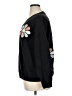 Peace Love World Floral Black Pullover Sweater Size XL - photo 5