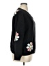 Peace Love World Floral Black Pullover Sweater Size XL - photo 4