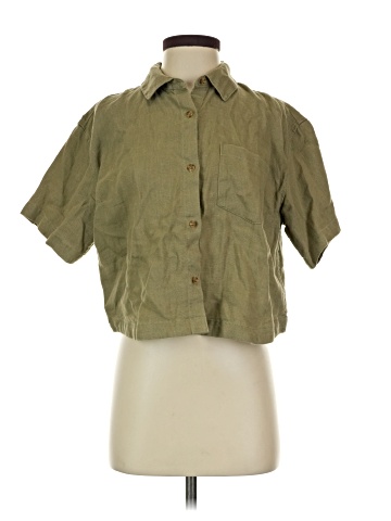 Athleta Short Sleeve Button-Down Shirt (view 1)