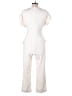 Express Solid Ivory Jumpsuit Size L - photo 2
