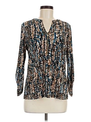 Anne Klein Long Sleeve Blouse (view 1)