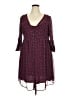 Torrid 100% Polyester Burgundy Casual Dress Size 2X Plus (2) - photo 1