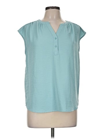 Simply Vera Vera Wang Short Sleeve Blouse (view 1)