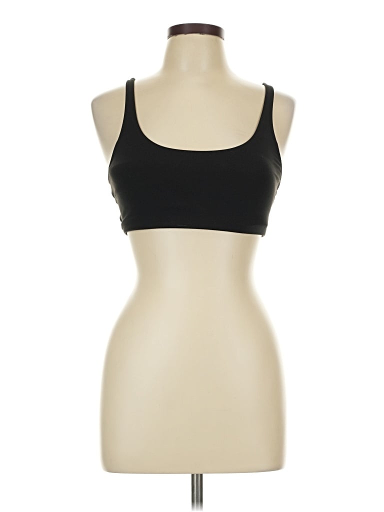 Pre-owned Vuori Sports Bra In Black