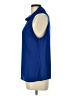 Laundry by Shelli Segal 100% Polyester Blue Tank Top Size L - photo 5