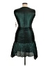 DKNY 100% Polyester Metallic Green Cocktail Dress Size 10 - photo 2