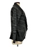AB Studio 100% Polyester Stripes Gray Cardigan Size L - photo 4