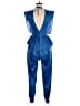 Unbranded 100% Polyester Solid Blue Jumpsuit Size 7 - 8 - photo 2