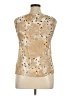 Escada Gold Sleeveless Blouse Size EU 42 / US 12 - photo 2