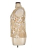 Escada Gold Sleeveless Blouse Size EU 42 / US 12 - photo 5