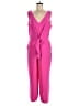 MSK 100% Polyester Solid Pink Jumpsuit Size M - photo 1