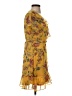 Lush 100% Polyester Floral Yellow Cocktail Dress Size XS - photo 4