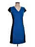 MICHAEL Michael Kors Color Block Blue Casual Dress Size 0 - photo 1