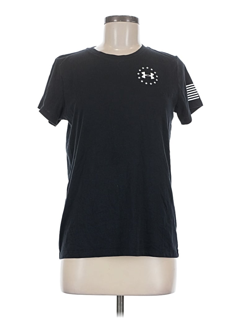 Pre-owned Under Armour Short Sleeve T-shirt In Black