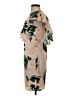 Scripted Tropical Tan Cocktail Dress Size XS - photo 5