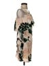 Scripted Tropical Tan Cocktail Dress Size XS - photo 4