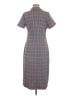 Halogen Plaid Gray Casual Dress Size M - photo 2