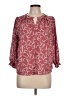 Papermoon 100% Polyester Burgundy 3/4 Sleeve Blouse Size M (petite) - photo 1