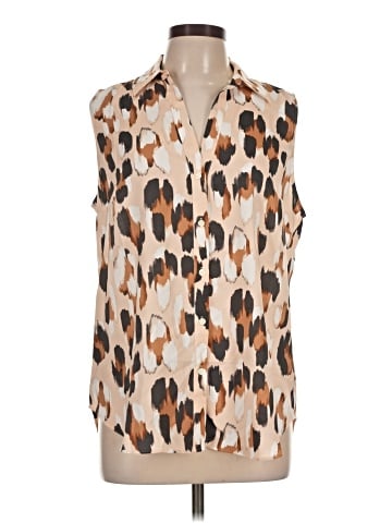 Ann Taylor Sleeveless Button-Down Shirt (view 1)