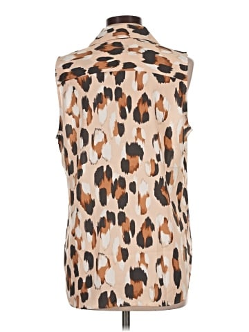 Ann Taylor Sleeveless Button-Down Shirt (view 2)