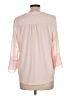 Charter Club 100% Polyester Pink 3/4 Sleeve Blouse Size L (petite) - photo 2