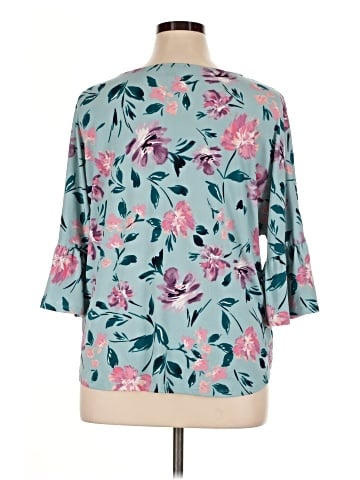 Roz & Ali 3/4 Sleeve Blouse (view 2)