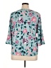 Roz & Ali Teal 3/4 Sleeve Blouse Size 1X - photo 2
