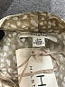 H By Halston 100% Polyester Animal Print Ivory Sleeveless Blouse Size S - photo 7