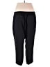 J.Crew Factory Store 100% Polyester Solid Black Active Pants Size 20 - photo 2