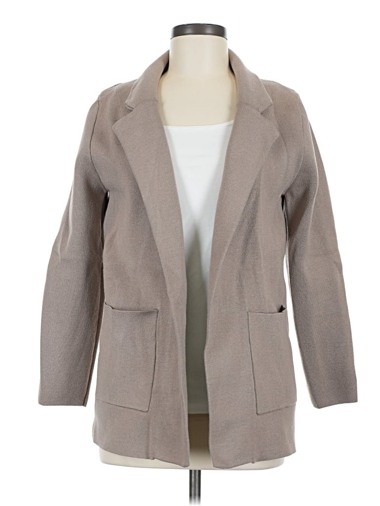 Pre-owned Unbranded Cardigan Sweater In Tan