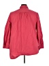 Roaman's Red 3/4 Sleeve Button-Down Shirt Size 26W - photo 2