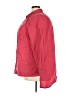 Roaman's Red 3/4 Sleeve Button-Down Shirt Size 26W - photo 5