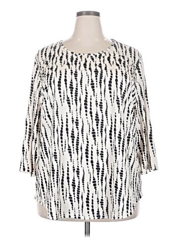 Ofeefan 3/4 Sleeve Blouse (view 1)