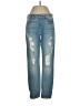 7 For All Mankind Hearts Blue Jeans Size 25 waist - photo 1