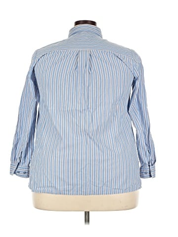 Roaman's Long Sleeve Button-Down Shirt (view 2)