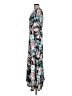 o.p.t Floral Teal Casual Dress Size M - photo 5