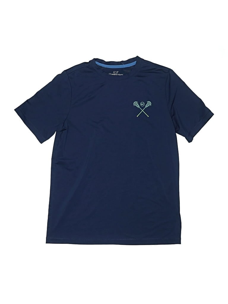 Pre-owned Vineyard Vines Performance Kids' Active T-shirt In Blue