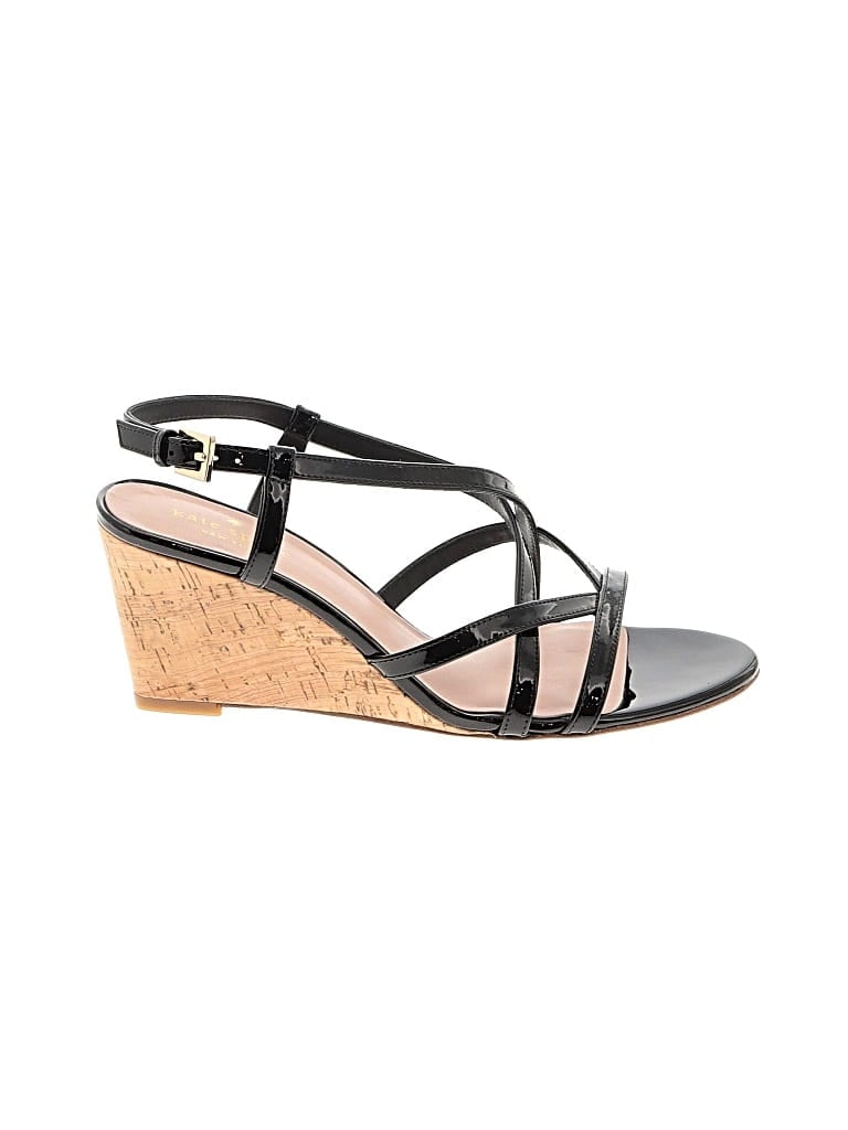 Pre-owned Kate Spade New York Wedges In Black