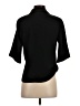 Amanda Uprichard 100% Polyester Black Short Sleeve Blouse Size P (petite) - photo 2