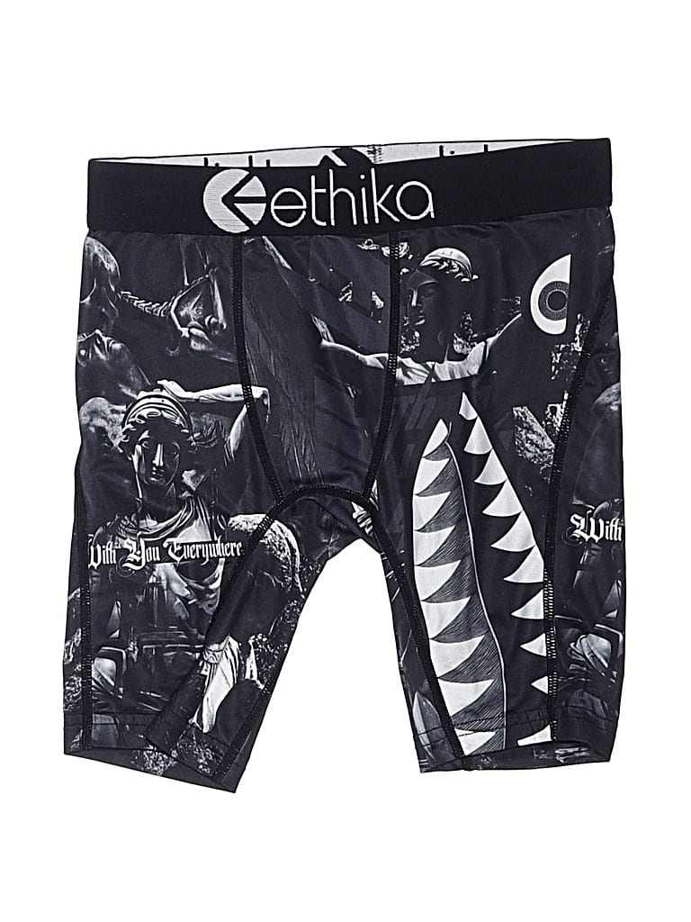 Pre-owned Ethika Athletic Shorts In Black
