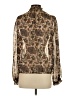 MNG Suit Brown Long Sleeve Blouse Size 4 - photo 2