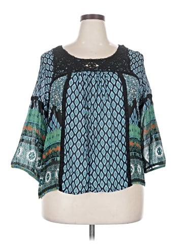 BILA 3/4 Sleeve Blouse (view 1)