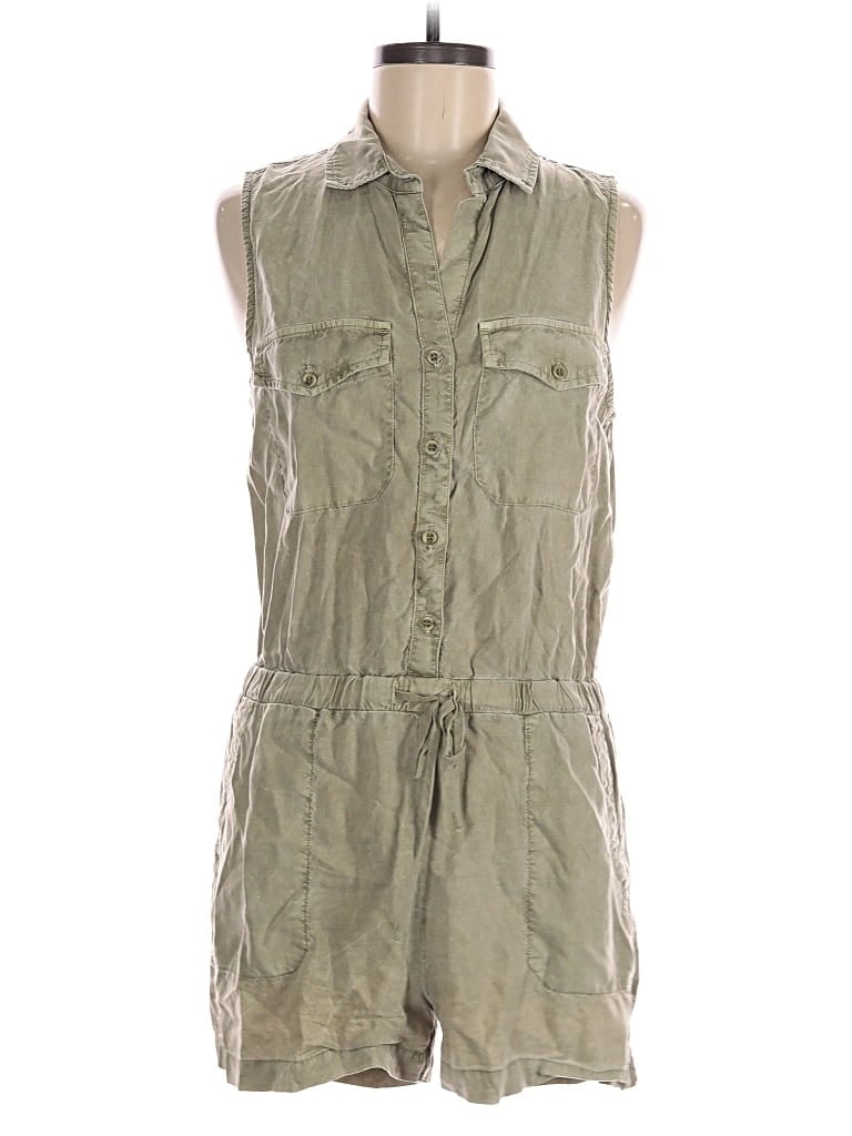 Pre-owned Cloth & Stone Romper In Gray