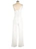 Crystal Sky Solid Ivory White Jumpsuit Size M - photo 2