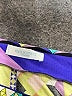 Emilio Pucci 100% Silk Purple Ivory Long Sleeve Silk Top Size S - photo 7