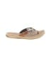 Sperry Top Sider Tan Flip Flops Size 7 1/2 - photo 1