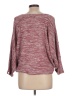 Anthropologie Burgundy Pullover Sweater Size L - photo 2
