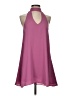Olivaceous 100% Polyester Solid Purple Casual Dress Size S - photo 1