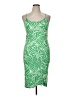 Absolutely! Tropical Green Cocktail Dress Size 1X - photo 1